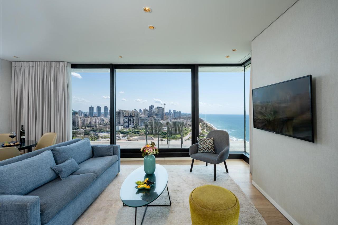 Vert Lagoon Netanya By Afi Hotels Exterior photo The view from the living room