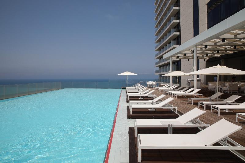 Vert Lagoon Netanya By Afi Hotels Exterior photo The pool at the 12th floor
